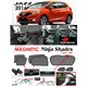 HONDA JAZZ/ FIT GK 2014 - 2018 NINJA SHADES UV Proof Custom Fit Car Door Window Magnetic Sun Shades (7pcs)