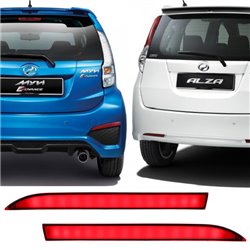 PERODUA MYVI ICON Hight Spec/ ALZA 2009 - 2013 Night Rider Sequential Blinking Bumper LED Light with Signal