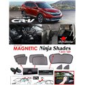 HONDA CRV/ CR-V 2017 - 2018 NINJA SHADES UV Proof Custom Fit Car Door Window Magnetic Sun Shades (7pcs)