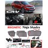 HONDA CRV 2017 NINJA SHADES UV Proof Custom Fit Car Door Window Magnetic Sun Shades (7pcs)
