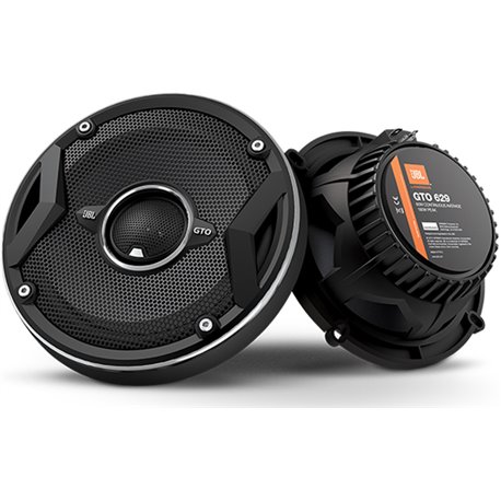 JBL GTO629 6.5" 2-Way 60W RMS 180 Peak Power 3-ohms Coaxial Car Audio Speaker with Edge Driven Tweeters System