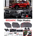 MAZDA CX5 CX-5 2017 - 2018 NINJA SHADES UV Proof Custom Fit Car Door Window Magnetic Sun Shades (7pcs)