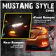 HONDA CIVIC FC 2016 - 2017 Mustang Style Daytime Running Light Fog Lamp Cover with Turn Signal (HC-002)