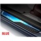 HONDA CRV CR-V 2017 Colored DIY Plug and Play OEM Stainless Steel Door Side Sill Step Plate Garnish Made In Taiwan (Red/Blue)