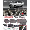 TOYOTA INNOVA 2004 - 2014 NINJA SHADES UV Proof Custom Fit Car Door Window Magnetic Sun Shades (7pcs)