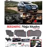 NISSAN X-TRAIL 2013 - 2017 NINJA SHADES UV Proof Custom Fit Car Door Window Magnetic Sun Shades (7pcs)