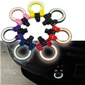 Fluorescence Luminous Glow in Dark Racing Car Front Rear Bumper Folding Screw-on Aluminum Towing Hook Ring Kits