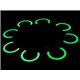 Fluorescence Luminous Glow in Dark Racing Car Front Rear Bumper Folding Screw-on Aluminum Towing Hook Ring Kits