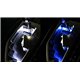 TOYOTA ALPHARD VELLFIRE ANH20 2008 - 2014, ESTIMA 2006 - 2017 Gear Shift Knob Panel Cover LED Light Plate (White/ Blue)