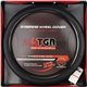 Premium Quality TGR Carbon and Micro Fiber Leather Steering Wheel Cover (15")