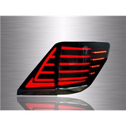 TOYOTA ALPHARD/ VELLFIRE ANH20 2008 - 2014 Valenti Jewel Smoke Lens LED Light Bar Tail Lamp with Sequential Signal Light [TL-291