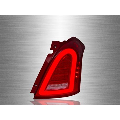 SUZUKI SWIFT 2004 - 2012 Mini-Style Red Clear Lens LED Light Bar Tail Lamp [TL-282]