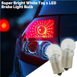 Super Bright White T25 1 LED Brake Light Bulb (1 Unit)