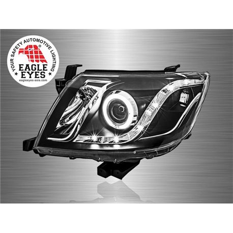 TOYOTA HILUX VIGO Facelift 2011 - 2014 EAGLE EYES CCFL LED Ring Starline Daytime Running Light Projector Head Lamp [HL-141]