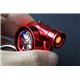 Turbo Cigarette Lighter Rechargeable Keychain Key Ring with Spinnable turbine + Sounds + LED Light! (Red)