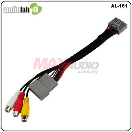 HONDA CITY CRV HRV JAZZ ODYSSEY AUDIOLAB Park Brake Bypass Cable Video In Motion TV Free Plug and Play Socket Cable [AL-161]