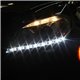 MERCEDES BENZ W204 C-Class 2008 - 2010 SONAR LED Starline Daytime Runnig Light Projector Head Lamp (Chrome Housing)