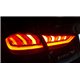 HYUNDAI ELANTRA MD 2010 - 2015 Red Clear Lens LED Light Bar Tail Lamp with Sequential Signal [TL-299]