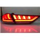 HYUNDAI ELANTRA MD 2010 - 2015 Red Clear Lens LED Light Bar Tail Lamp with Sequential Signal [TL-299]