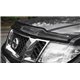 NISSAN NAVARA NP300 2014 - 2018 Carbon Fiber Bonnet Hood Shield Deflector Guard Visor with Auto Changing LED Light