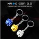 NRG Innovations Gen 2.5 Steering Wheel Quick Release Zinc Alloy Fashion Styling Keychain Keyring