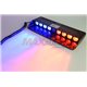 8 LED RED and BLUE Car/Truck/Police Dashboard Windshield Emergency Warning Strobe Flash Light [S3-8 LED]