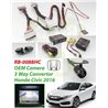 HONDA CIVIC FC 2016 - 2018 REDBAT OEM Plug and Play Front View Camera Kit with 3-Way Converter [RB-0088HC]