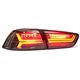 MITSUBISHI LANCER GT EVO X 10 Smoke Lens LED Light Bar Tail Lamp with Sequential Signal Light (AUDI Style)
