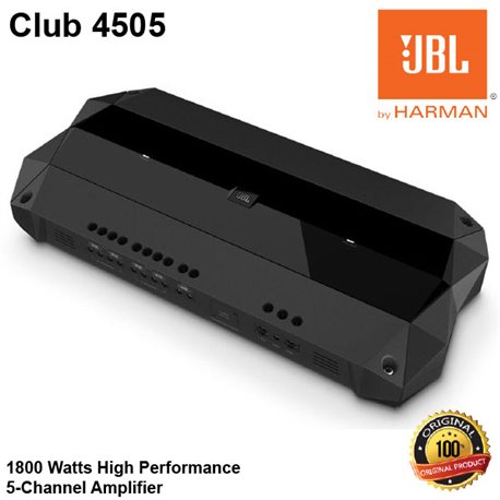 JBL Club 4505 1800 Watts High Performance 5-Channel Car Audio Amplifier