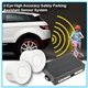 Universal 2-Eye High Accuracy Safety Reverse Parking Assistant Sensor System with Buzzer Siren Sound (White)