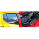 PERODUA MYVI 2018 ABS Rear Side Triangle Window Panel Glass Protector Cover (4pcs)