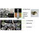 PERODUA AXIA STIFF RING T6 Aluminium Rigid Collar Anti Vibration Redefine Subframe Chassis Stability Tuning Kit