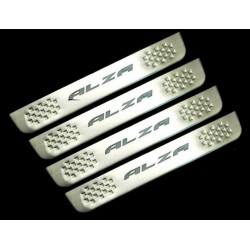 PERODUA ALZA Stainless Steel LED Door Side Sill Step Plate Made In Taiwan