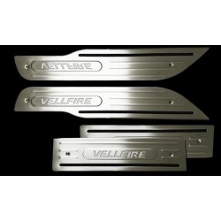TOYOTA VELLFIRE Stainless Steel LED Door Side Sill Step Plate Made In Taiwan