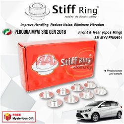 PERODUA MYVI 3rd Gen 2018 STIFF RING T6 Aluminium Rigid Collar Anti Vibration Redefine Subframe Chassis Stability Tuning Kit