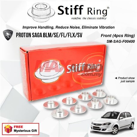 PROTON SAGA BLM/SE/FL/FLX/SV STIFF RING T6 Aluminium Rigid Collar Anti Vibration Redefine Subframe Chassis Stability Tuning Kit