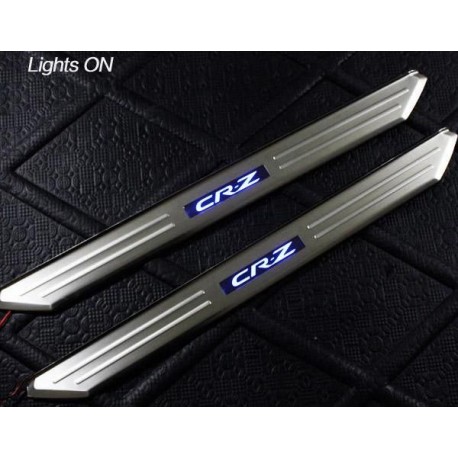 HONDA CRZ Stainless Steel LED Door Side Sill Step Plate Made In Taiwan