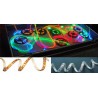 SHILONG 5 Meter 3W 1210 Super Bright 300 LED White, Blue, Red, Yellow, Green, Purple, Pink Stripe Light