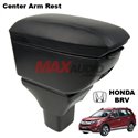 HONDA BRV 2015 - 2018 Premium Quality Adjustable Black Leather Arm Rest with USB Charger Extension