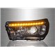 TOYOTA HILUX REVO 2015 - 2018 Original Style LED Daytime Running Light Projector Head Lamp with Sequential Signal [HL-235-SQ]