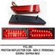 PROTON PERSONA, GEN2, EXORA, SATRIA NEO Rear Bumper Safety Reflector LED Brake Light (Red) (Pair)