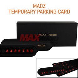 MAOZ Temporary Parking Card Tube