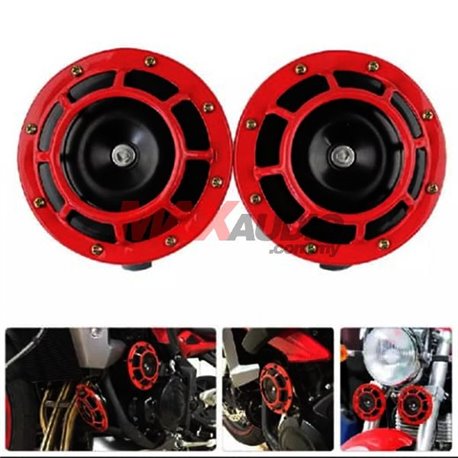 12V Electric Compact Super Tone Loud Horn (Pair)
