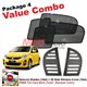 [Value Combo] PERODUA MYVI Lagi Best/ Icon (4pcs) SAMURAI SHADES + (1set) 3D Carbon Fiber Side Window Cover