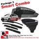 [Smart Combo] PROTON PERSONA 2016 (4pcs) SAMURAI SHADES + (1set) Premium Arm Rest + (1set) MUGEN Style Door Visor