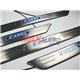 TOYOTA CAMRY 2007 - 2011 Stainless Steel LED Door Side Sill Garnish Scruff Step Plate (Blue)