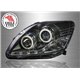 TOYOTA VIOS 2007 - 2012 EAGLE EYES Extreme LED Light Ring Starline DRL Projector Head Lamp (Pair) [HL-123-2]