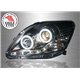 TOYOTA VIOS 2007 - 2012 EAGLE EYES Extreme LED Light Ring Starline DRL Projector Head Lamp (Pair) [HL-123-2]