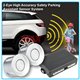 Universal 2-Eye High Accuracy Safety Reverse Parking Assistant Sensor System with Buzzer Siren Sound (Silver)