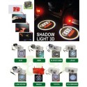AUDI, BMW, LEXUS, MAZDA, TOYOTA, VOLKSWAGEN, LAND ROVER Plug & Play 3D Ghost Shadow Welcome Light 1 Pair